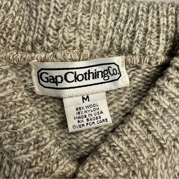 Vintage GAP Clothing Co. Wool Blend Sweater - Men's Medium / Women's Large - Picture 4 of 8
